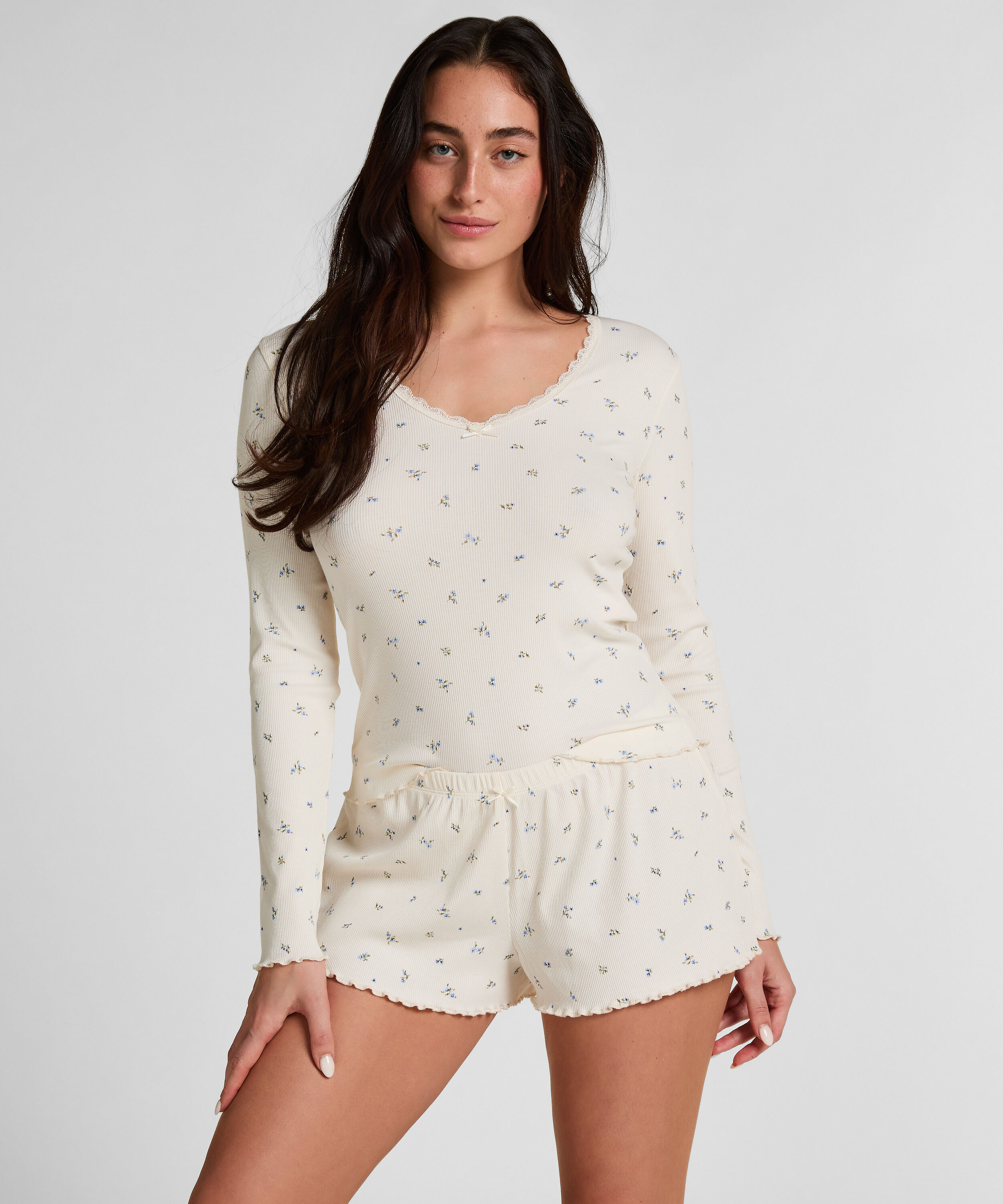 Ensemble Pyjama Daisy, Blanc Ensemble Pyjama Daisy, Blanc