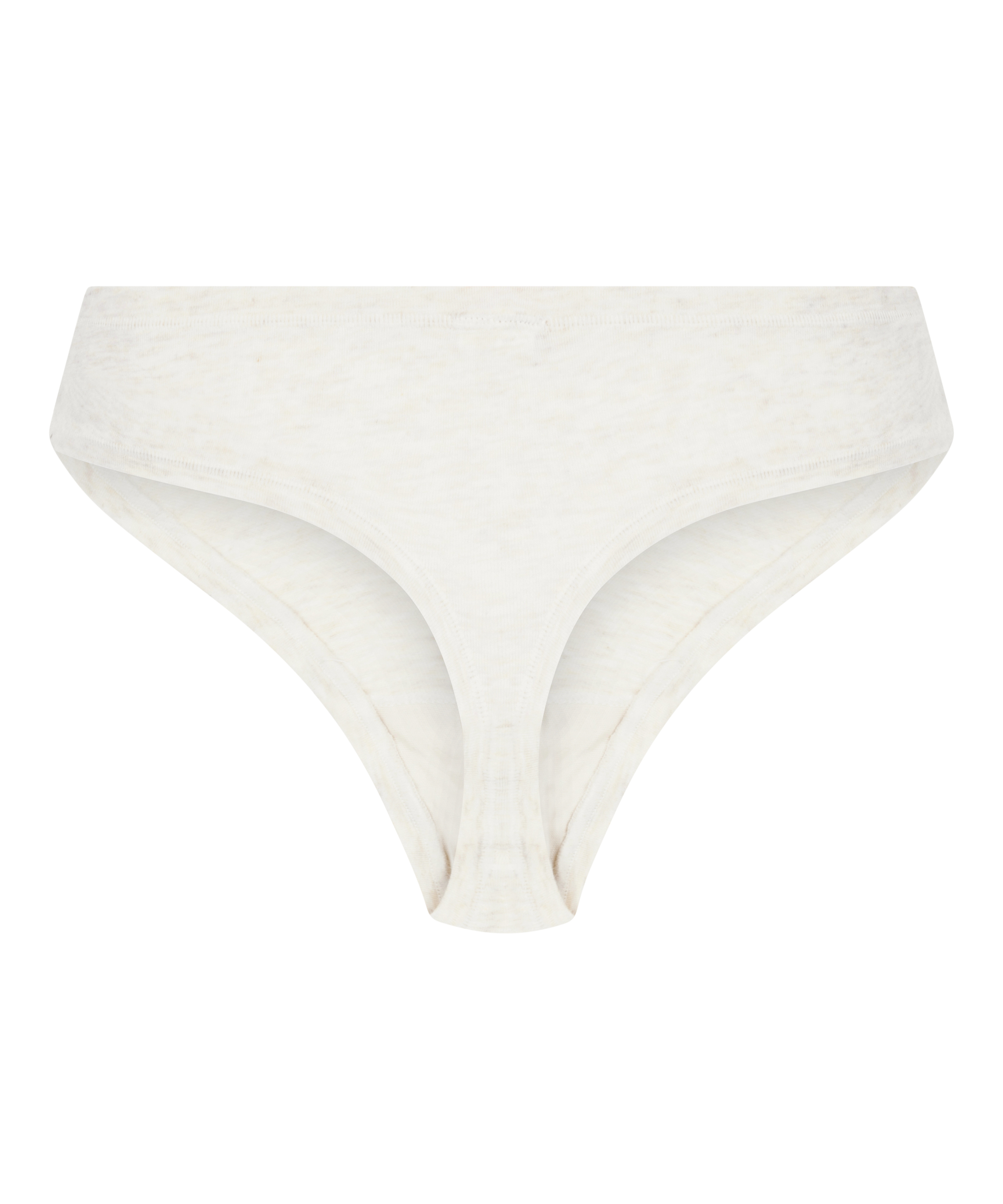 Tanga en coton doux, Beige, main