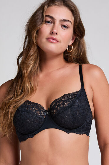 Hunkemöller Soutien-gorge à armatures non-préformé Marine Noir