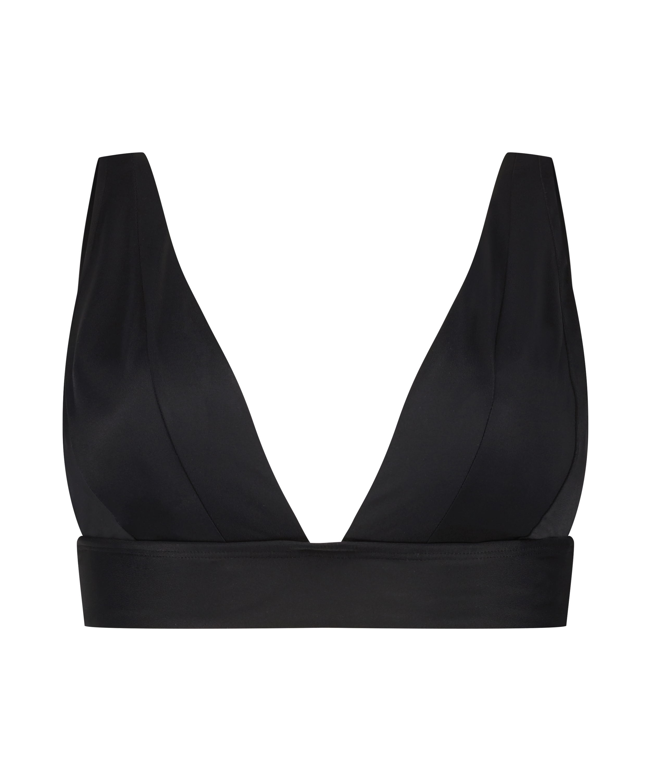 Haut de bikini triangle Luxe, Noir, main