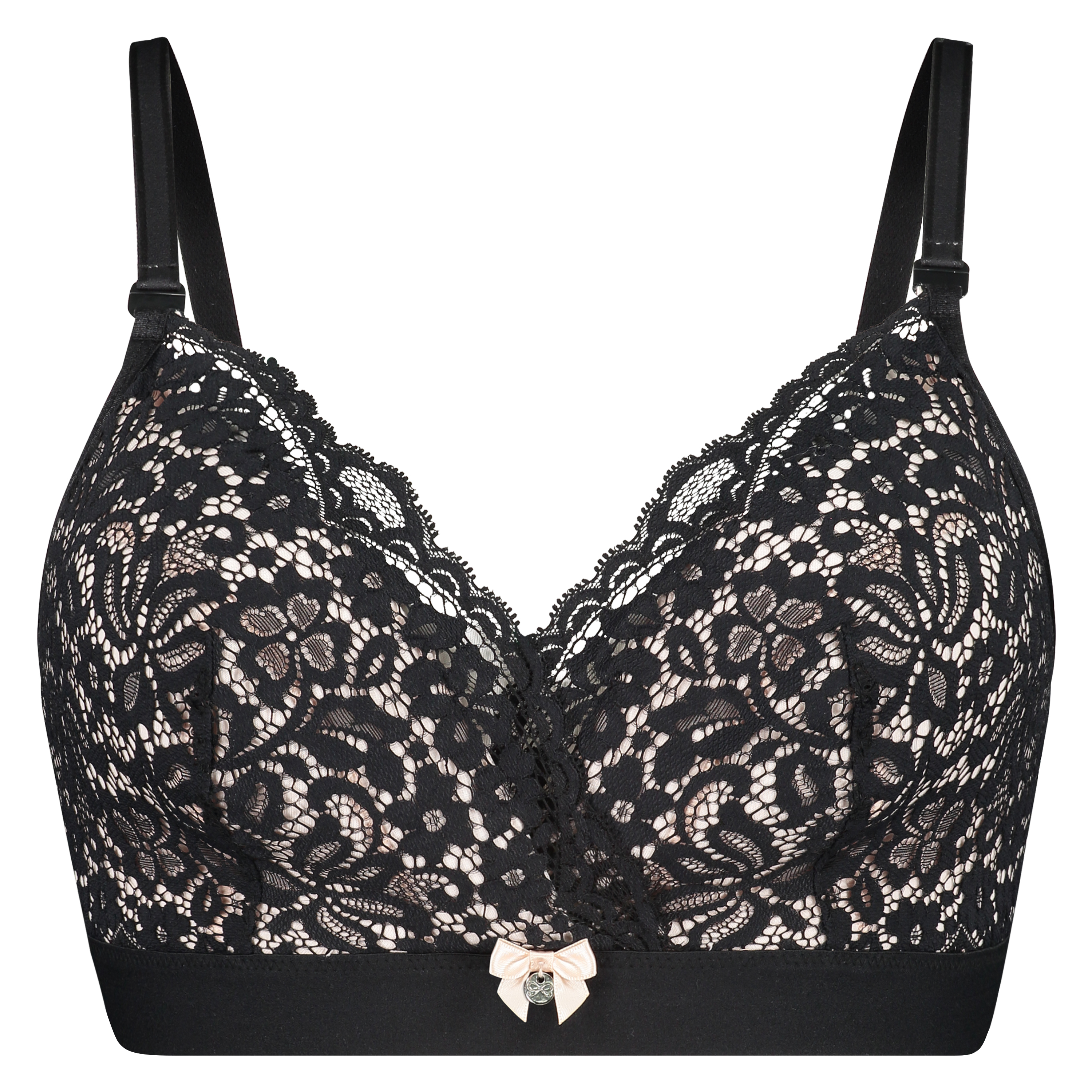 Soutien-gorge d’allaitement préformé Rose, Noir, main