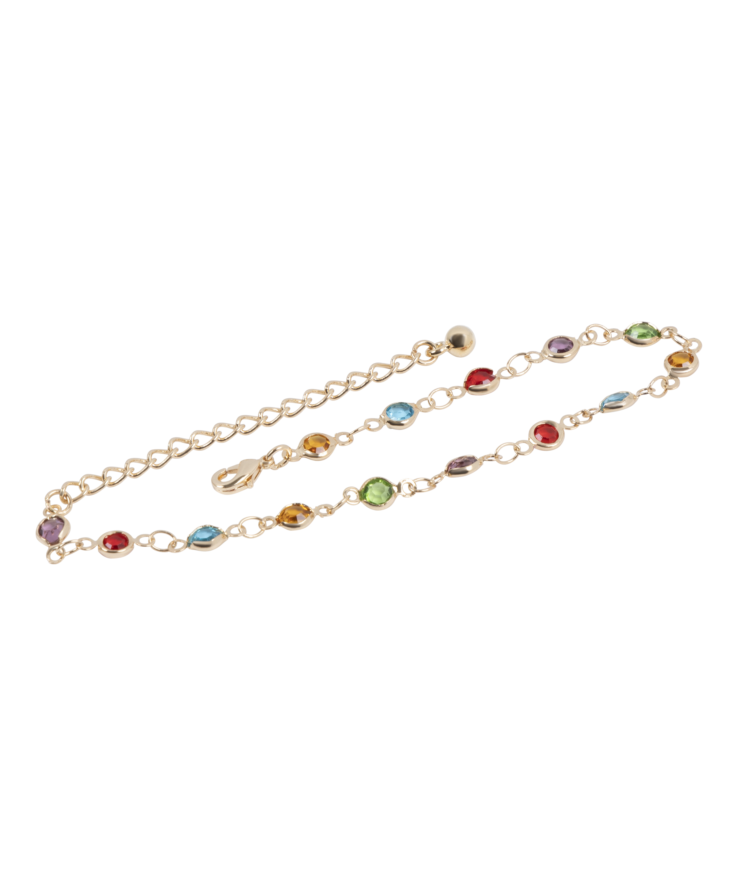 Bracelet de pierres précieuses, Jaune, main