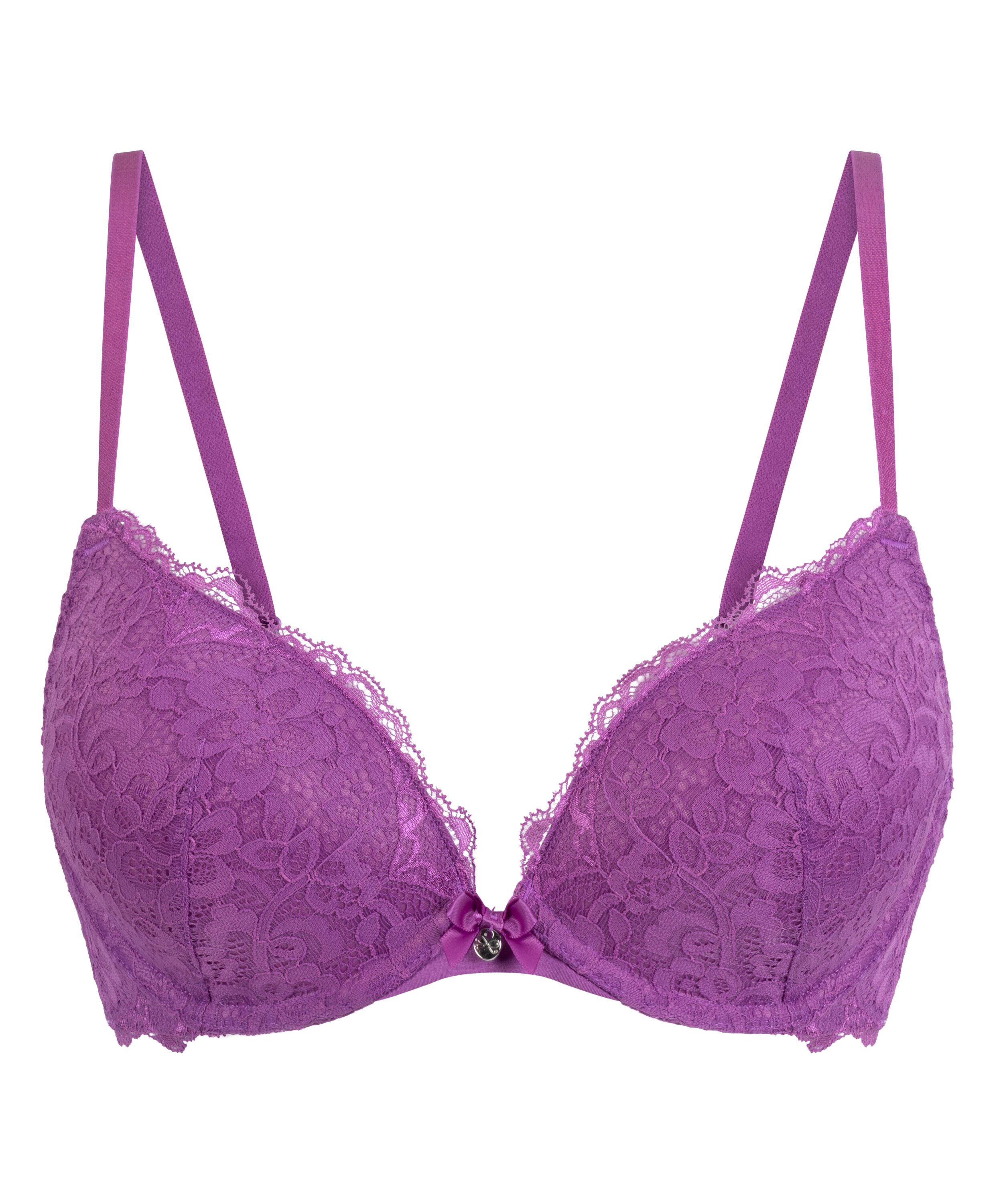 Soutien-gorge &agrave; armatures pr&eacute;form&eacute; push-up Marine, Rose