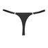String tanga échancré Duckie, Noir