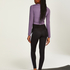 Top de sport manches longues HKMX Aura, Violet