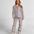 Haut de Pyjama Flanel, Blanc