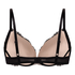 Soutien-gorge push-up à armatures préformé Teddy, Noir