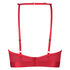 Soutien-gorge &agrave; armatures non-pr&eacute;form&eacute; Tomei, Rouge