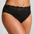 Slip taille haute Diva, Noir
