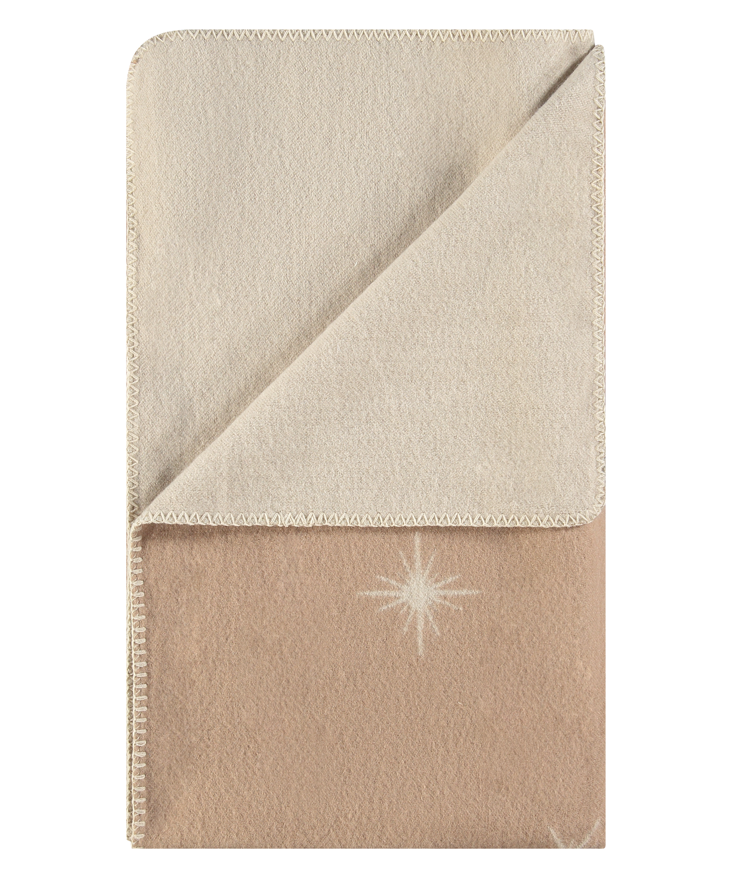 Plaid câlin Leonie, marron, main