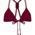 Haut de bikini triangle Marrakech, Rouge
