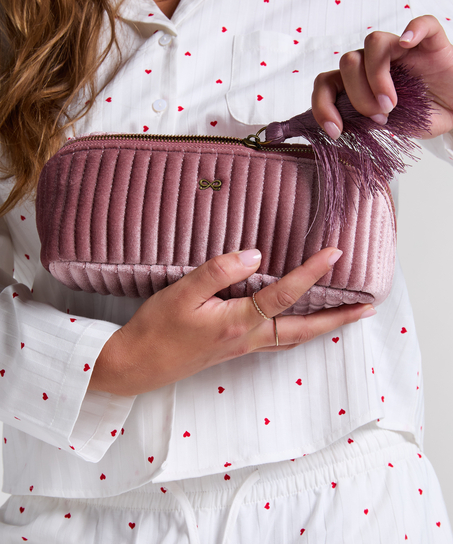 Petite trousse de maquillage Velours, Rose