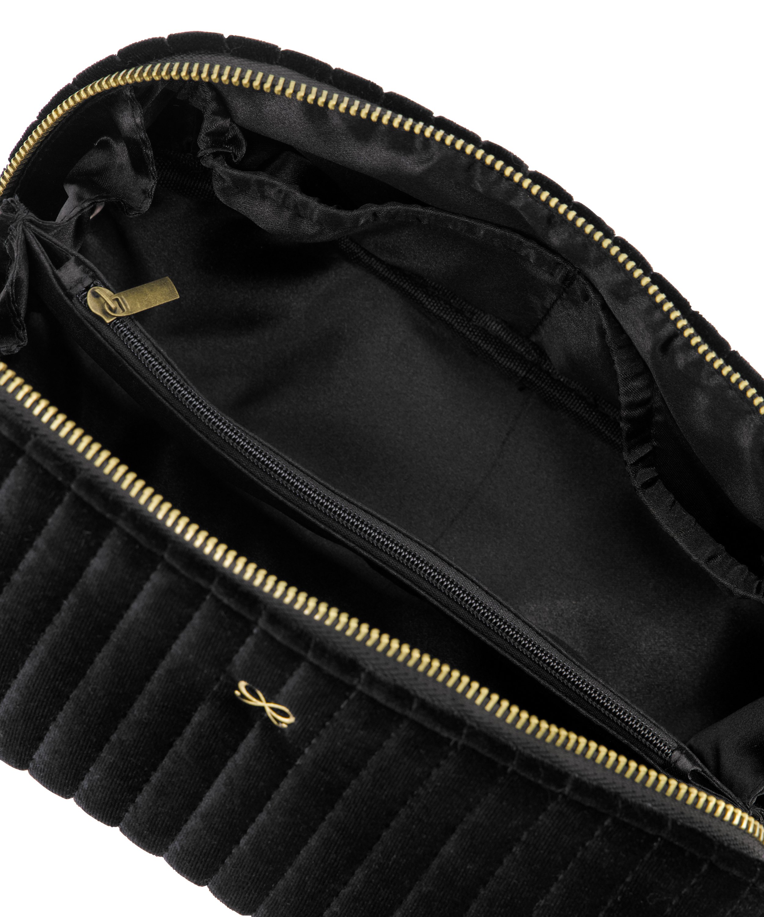 Petite trousse de maquillage Velours, Rose, main