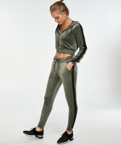 Pantalon de sport Velours HKMX, Vert