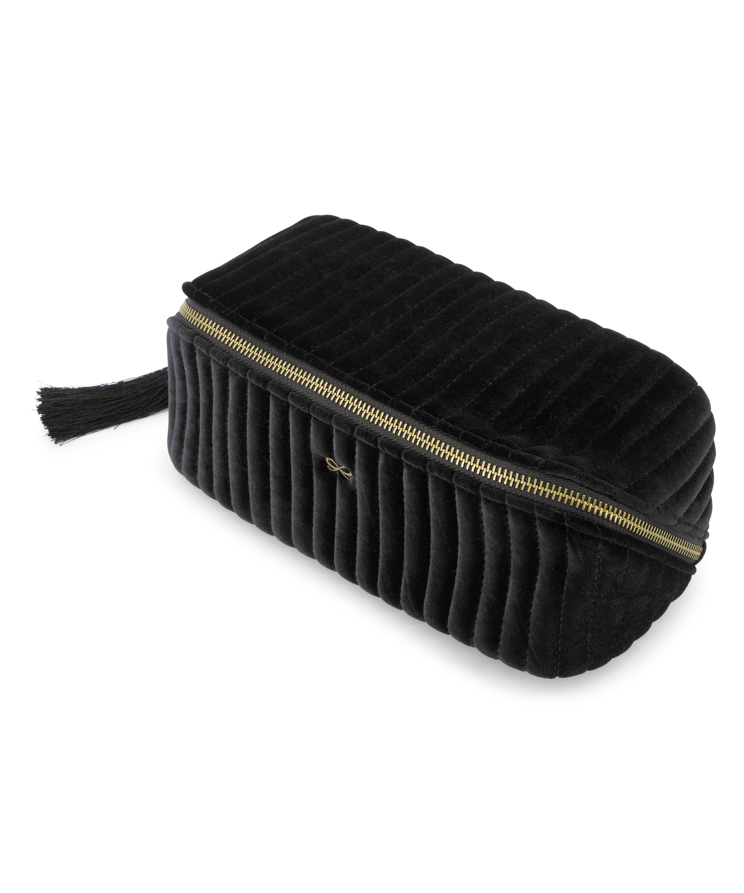 Petite trousse de maquillage Velours, Rose, main