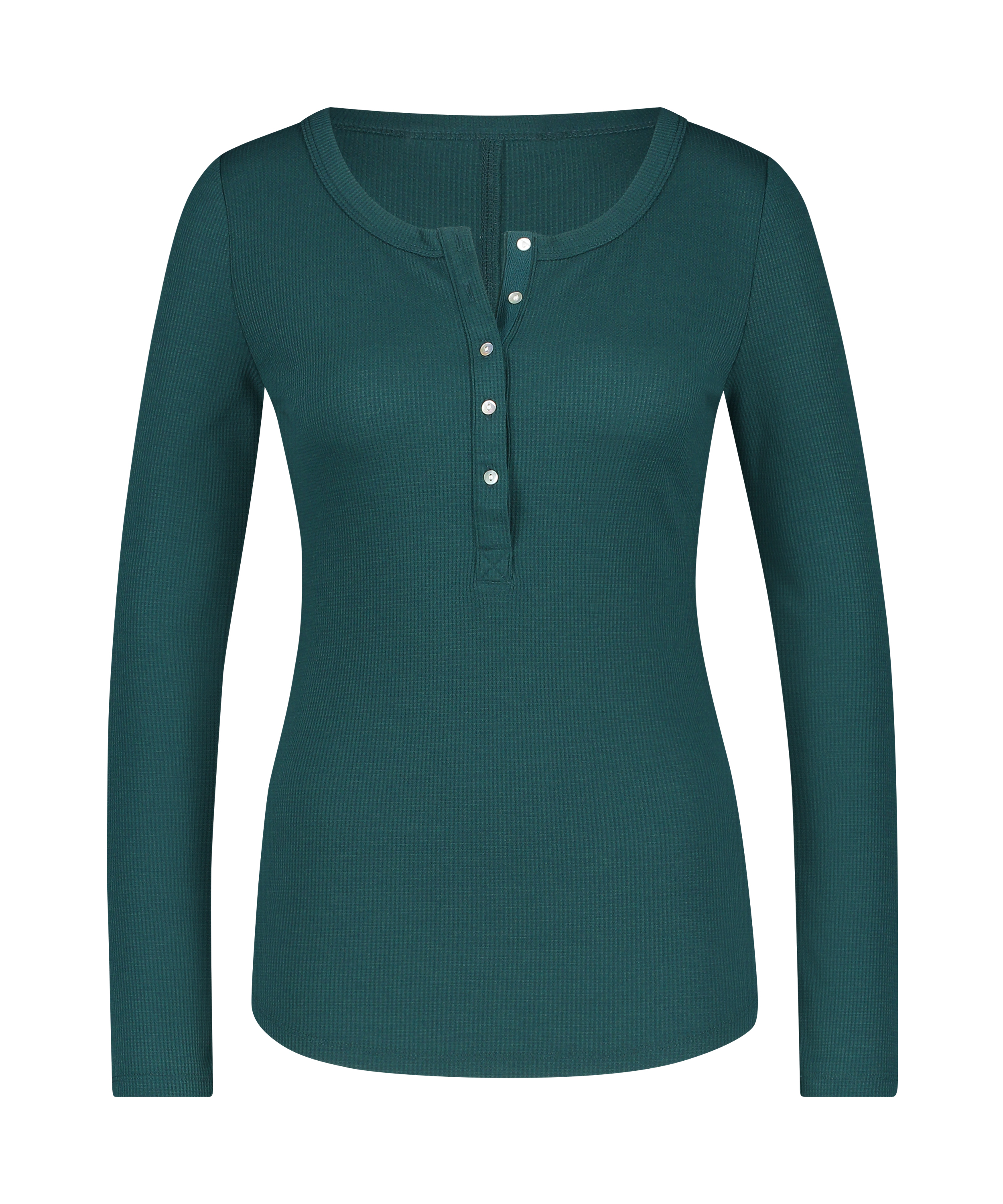 Haut de pyjama, Bleu, main