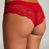 Slip brésilien Rose, Rouge