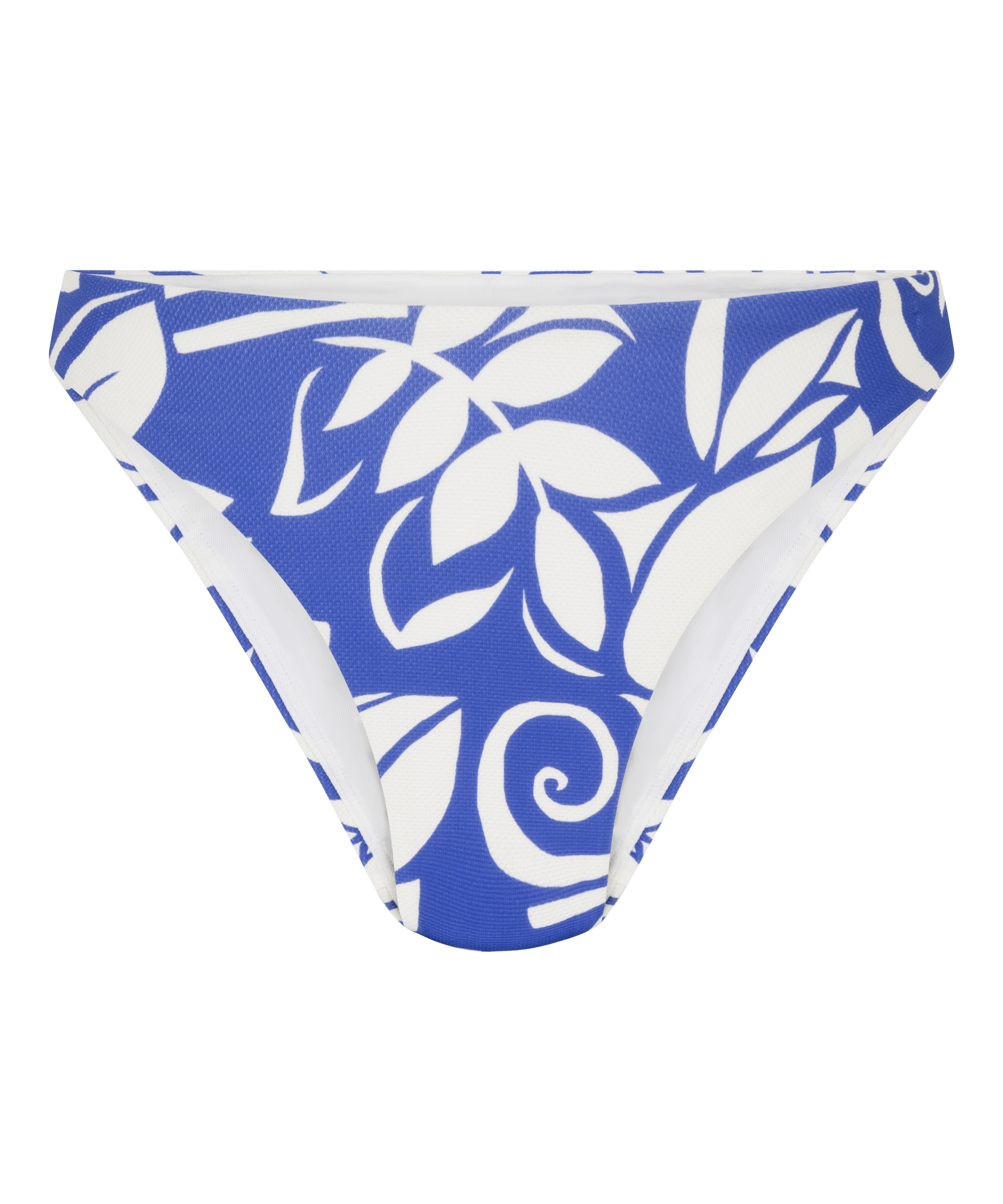 Bas de bikini à jambe haute Maurice, Bleu, main