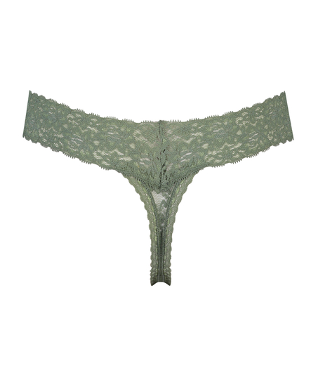 String en V taille extra basse, Vert