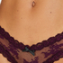 Slip brésilien V-shape Mesh, Violet