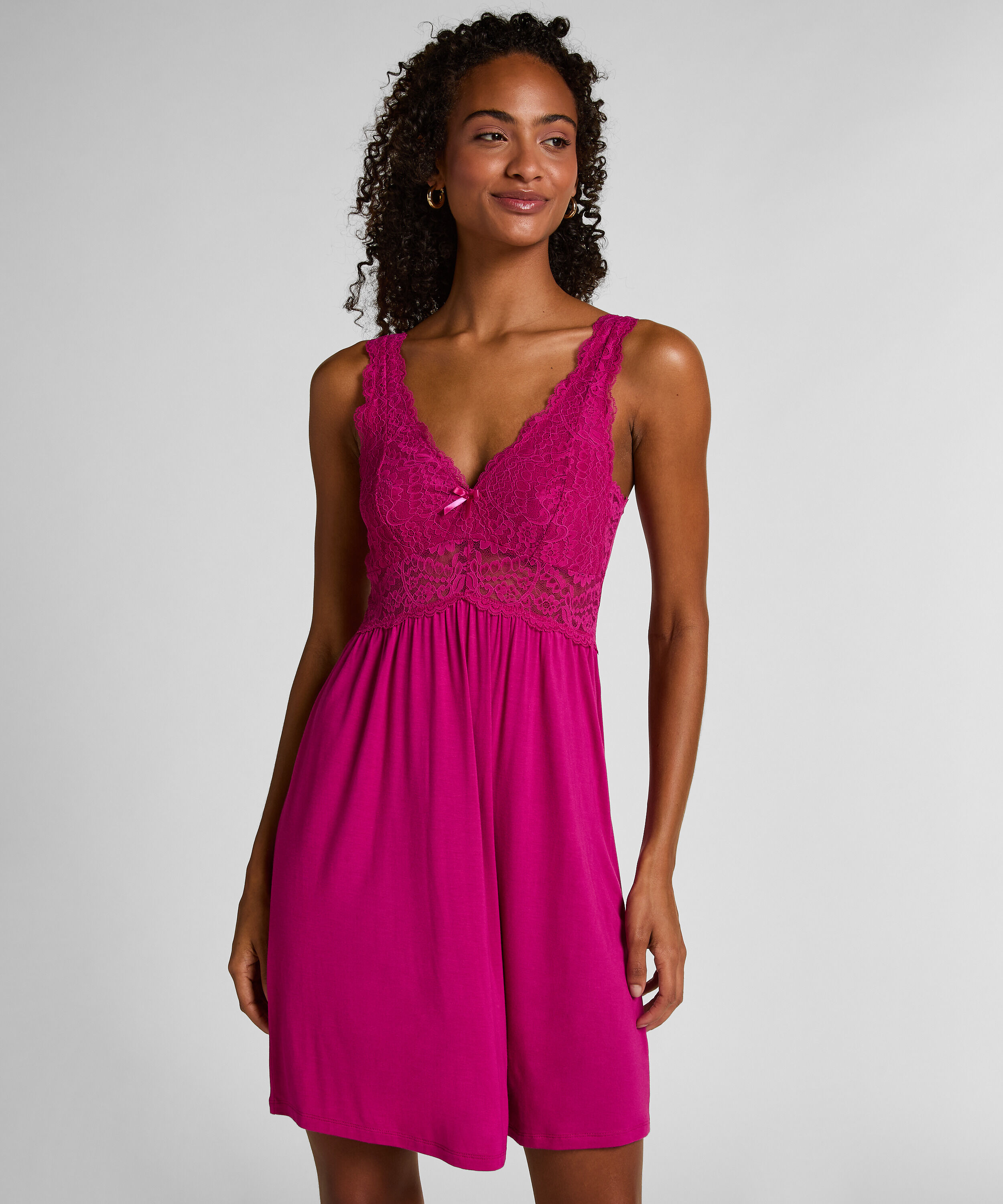 Nuisette Nora Lace, Rose Nuisette Nora Lace, Rose