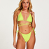 Haut de bikini triangle Wild, Vert