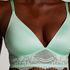 Soutien-gorge rembourré sans armatures Leonie, Vert