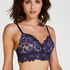 Soutien-gorge préformé sans armatures longline Shiloh, Bleu