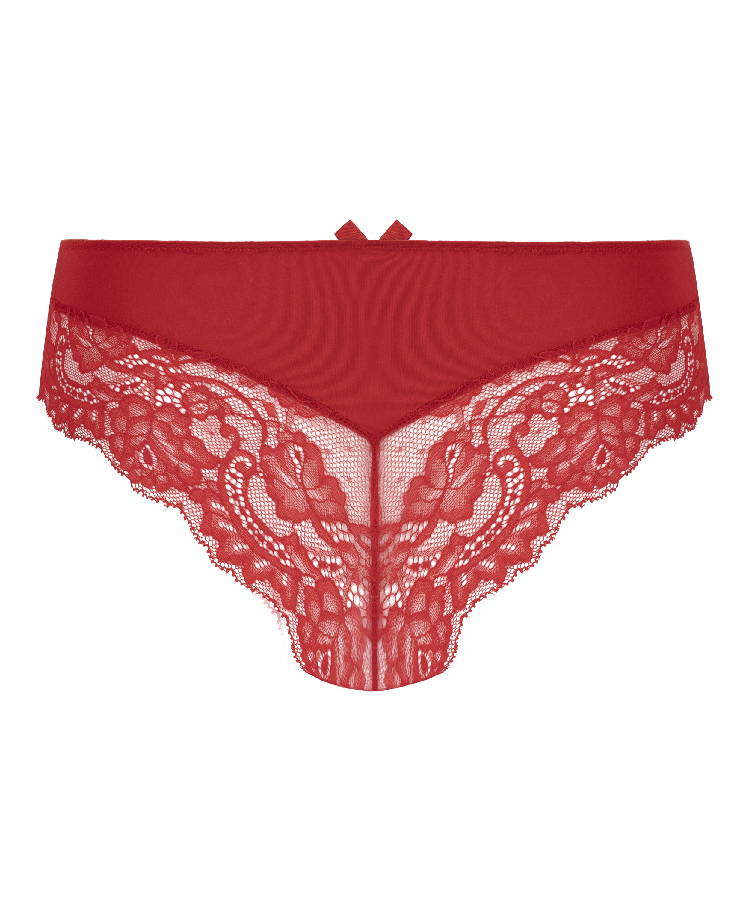 Slip brésilien Teddy, Rouge, main