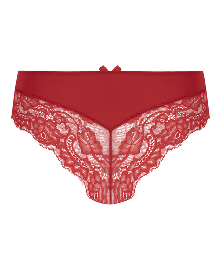 Slip brésilien Teddy, Rouge
