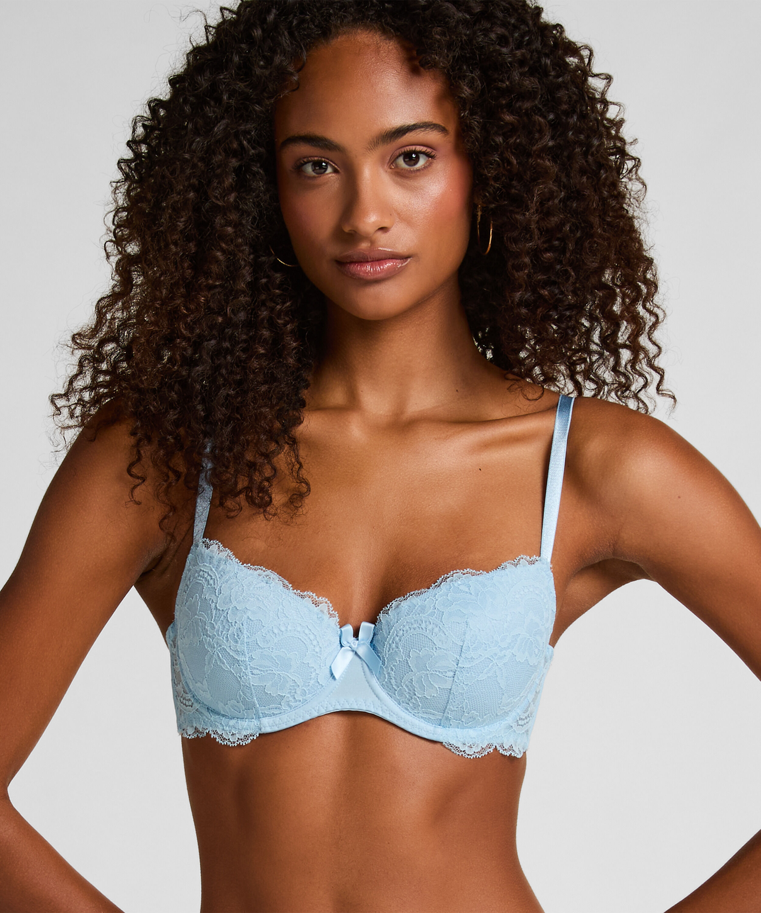 Soutien-gorge à armatures préformé Teddy, Bleu
