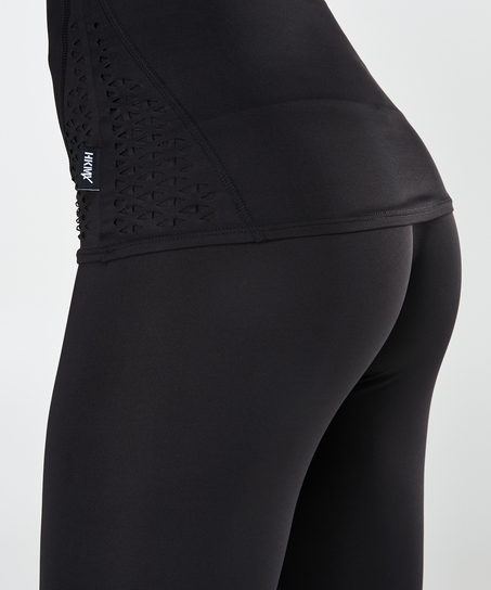 Haut tanktop HKMX Lasercut, Noir