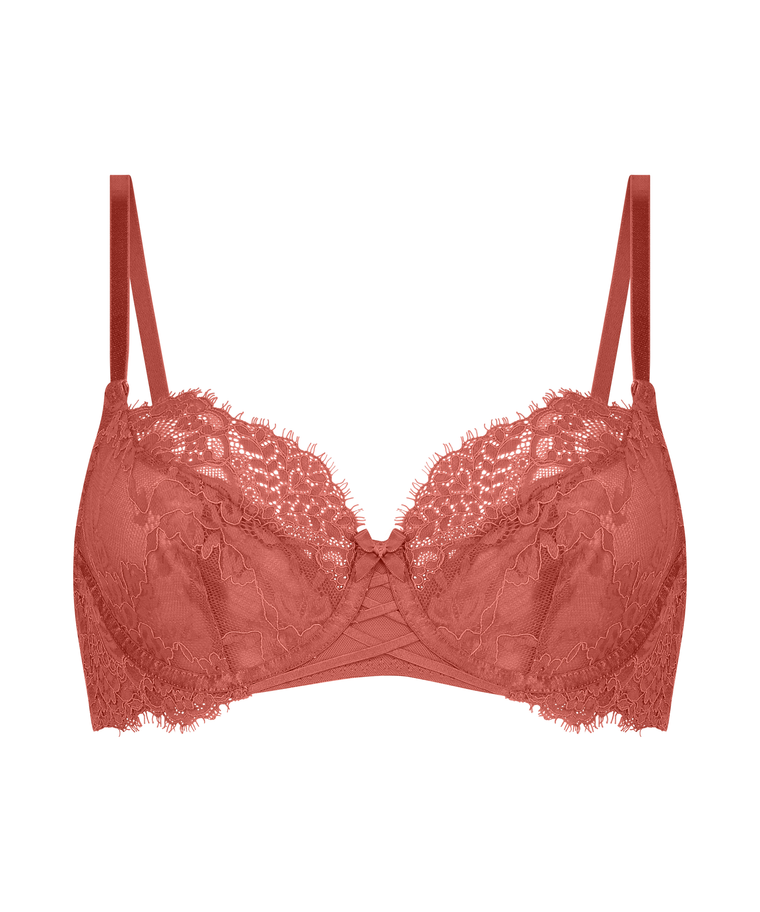 Soutien-gorge à armatures non-préformé Arabella, Rouge, main