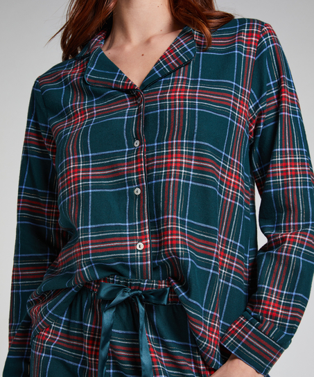 Ensemble pyjama Flannel, Vert