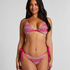 Haut de bikini triangle Cali, Rose