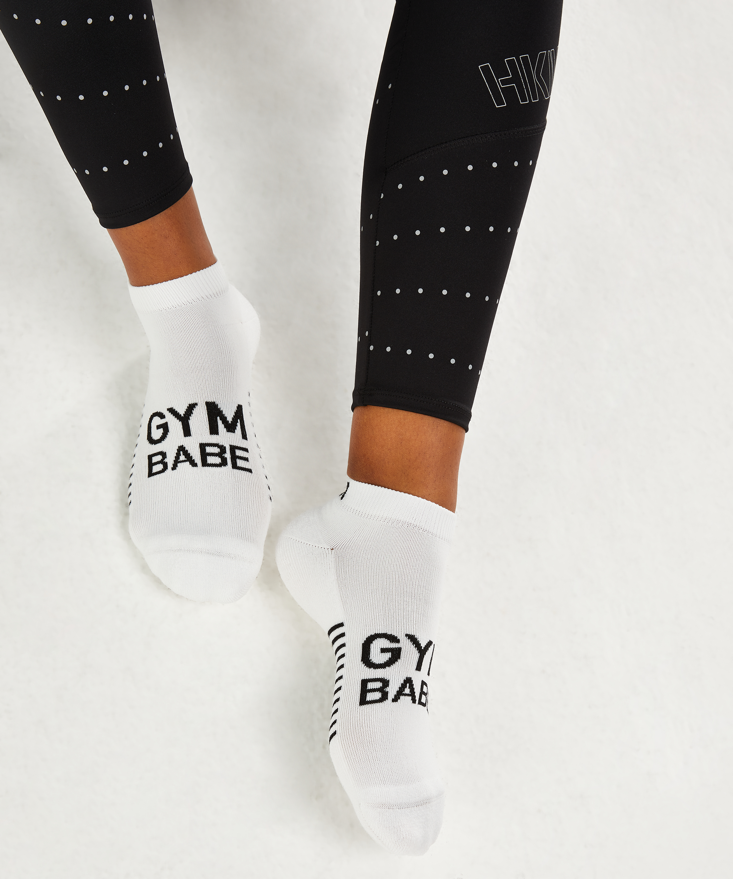 2 paires de chaussettes Performance HKMX, Blanc, main