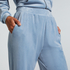 Pantalon de pyjama velours, Bleu