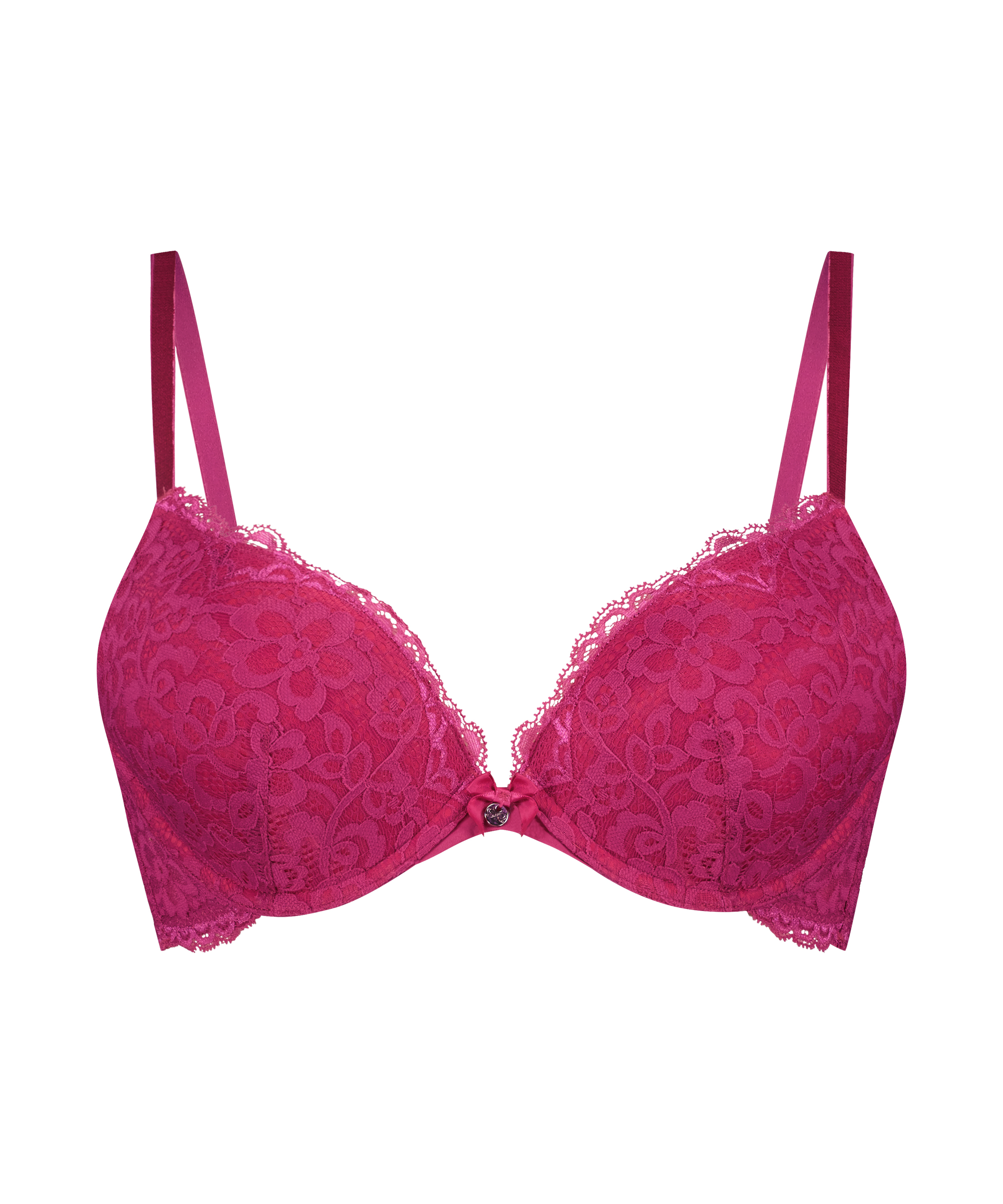 Soutien-gorge à armatures préformé push-up Marine, Rose, main