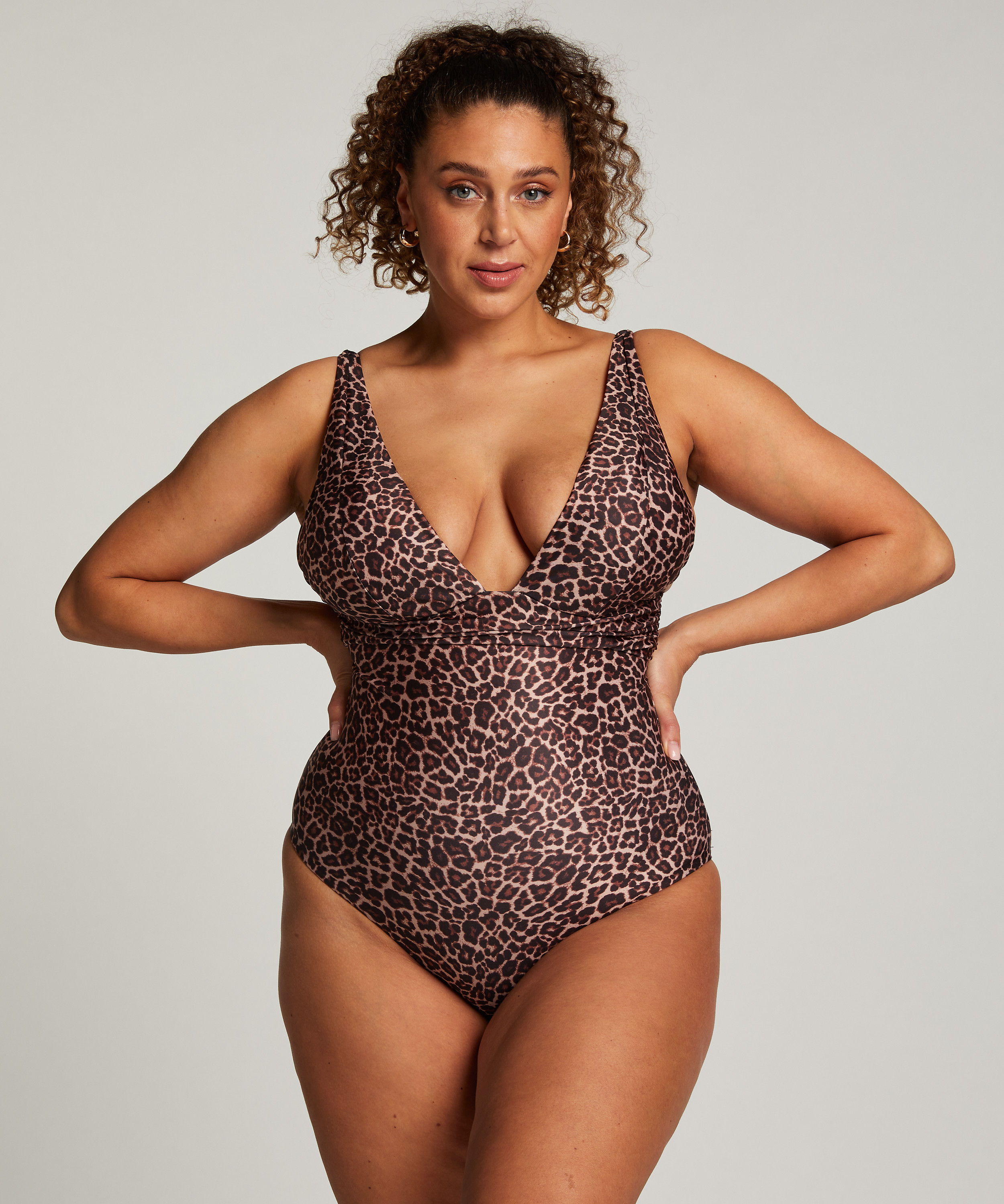 Maillot de bain Shaping Luxe, marron, main