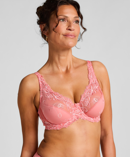 Soutien-gorge à armatures non-préformé Diva, Rose