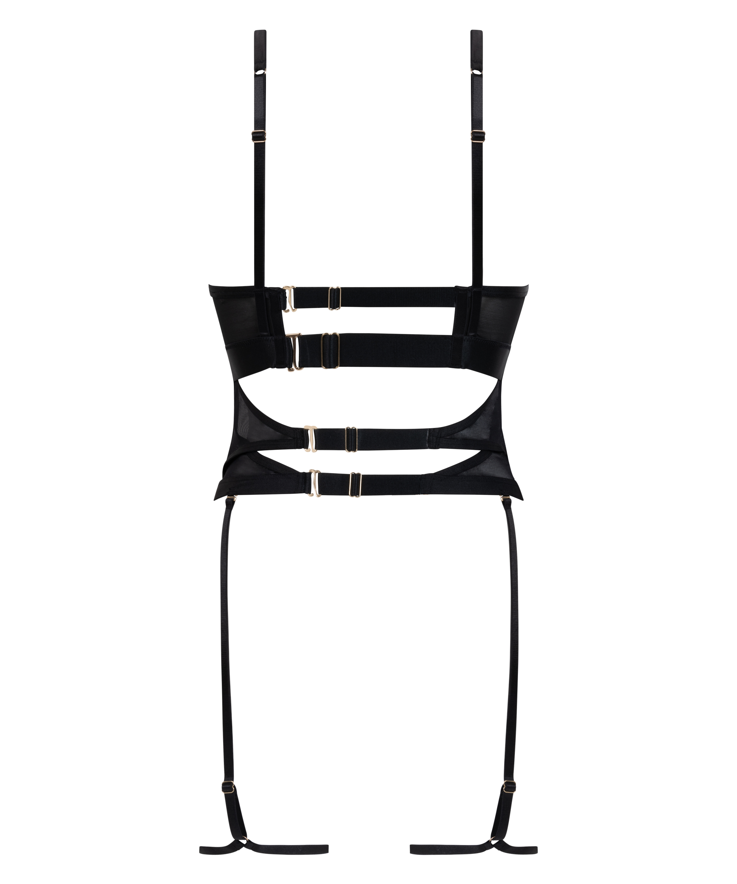 Bustier Amari, Noir, main