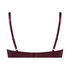 Soutien-gorge à armatures préformé Plunge, Rouge