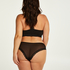 Slip brésilien Zenia Curvy, Noir