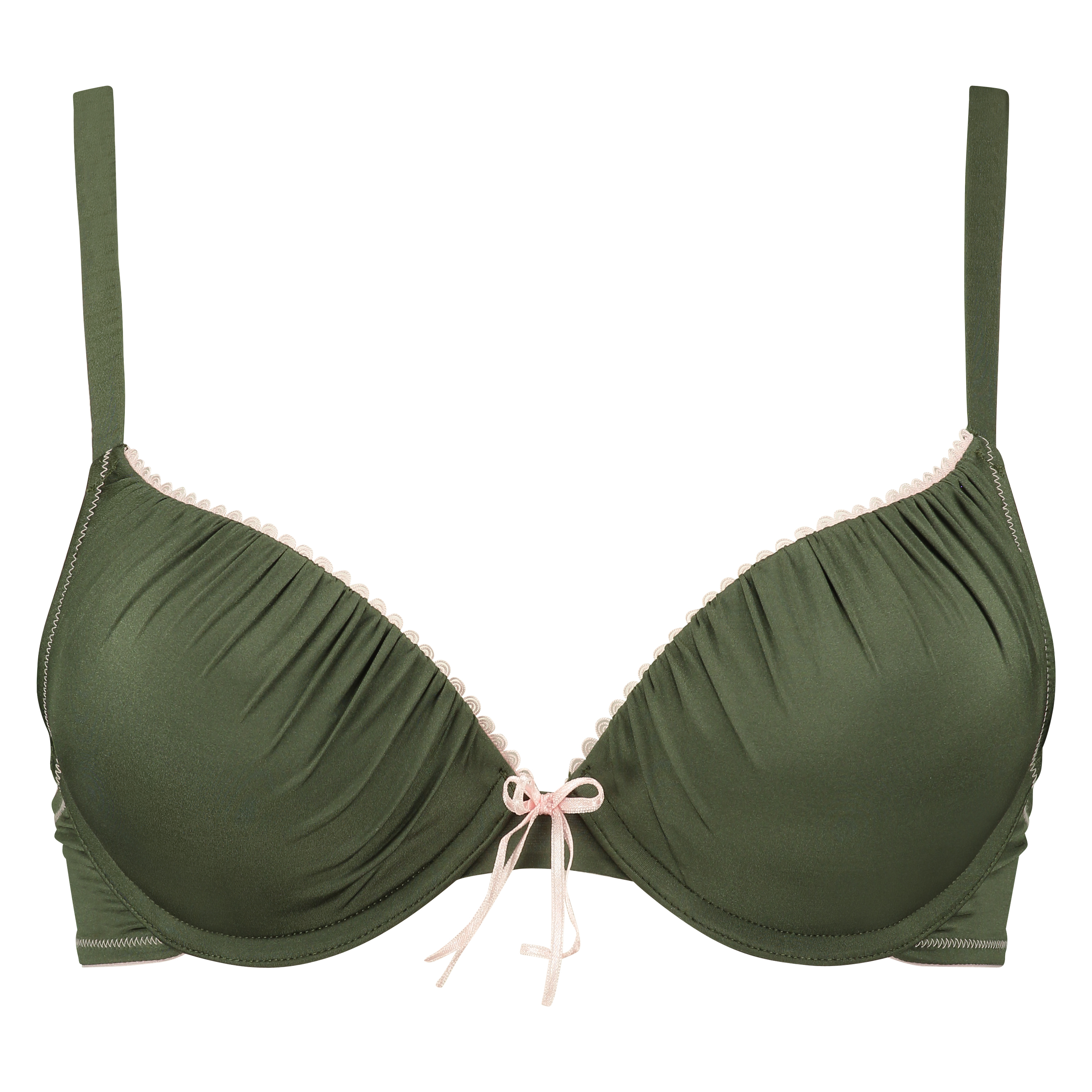 Soutien-gorge à armatures préformé push-up Giselle, Vert, main