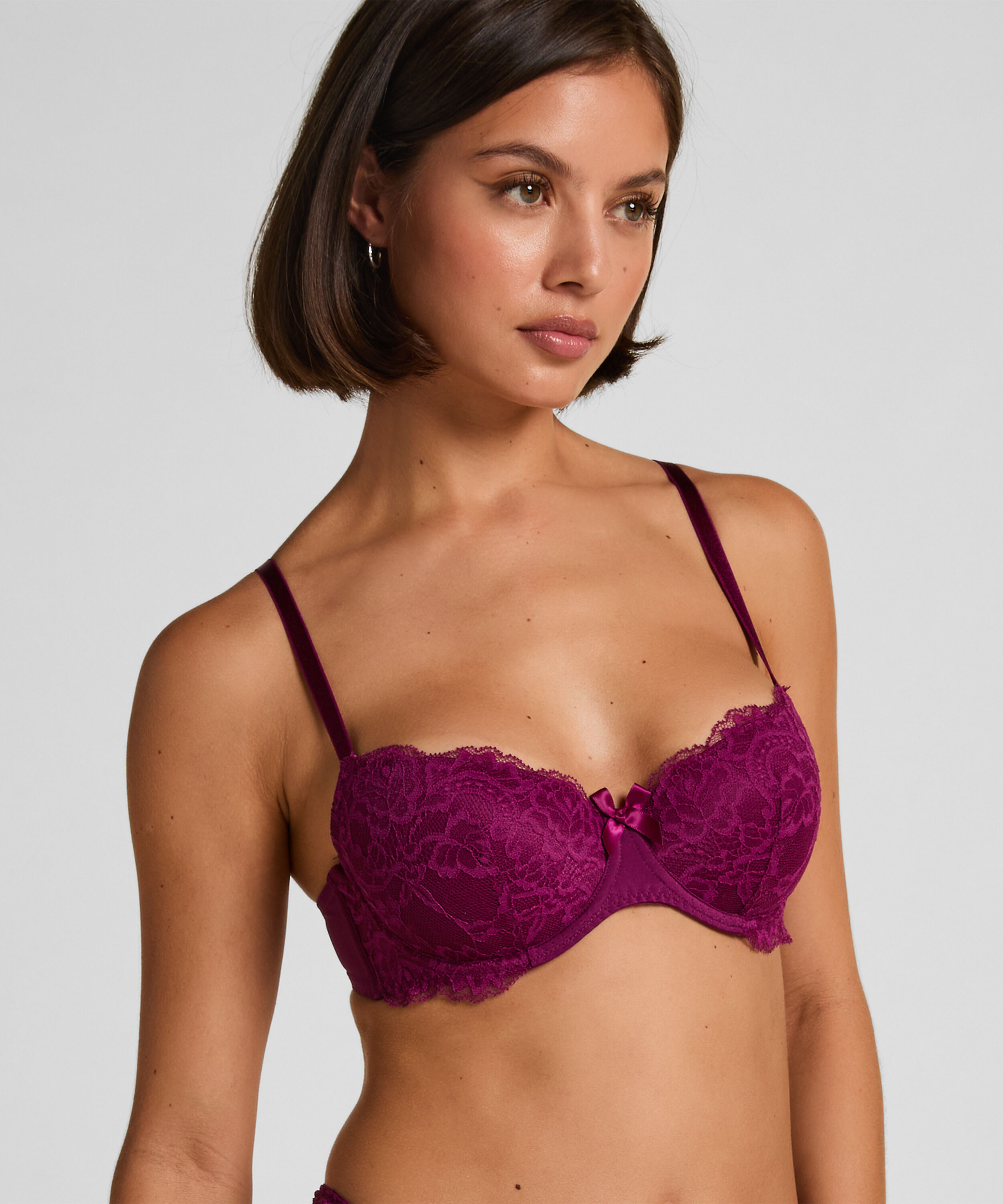 Soutien-gorge à armatures préformé Teddy, Violet
