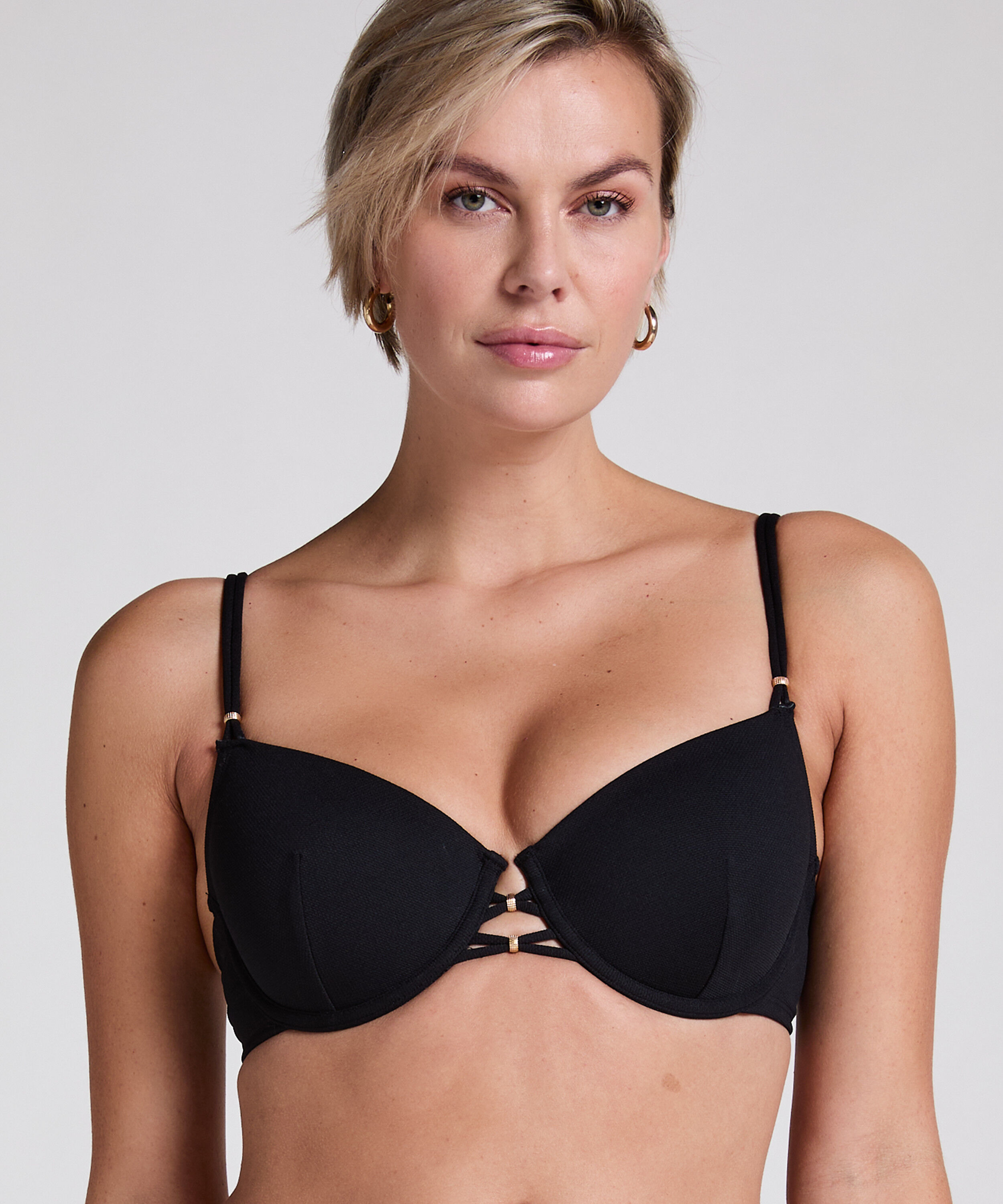 Haut de bikini Holbox, Noir