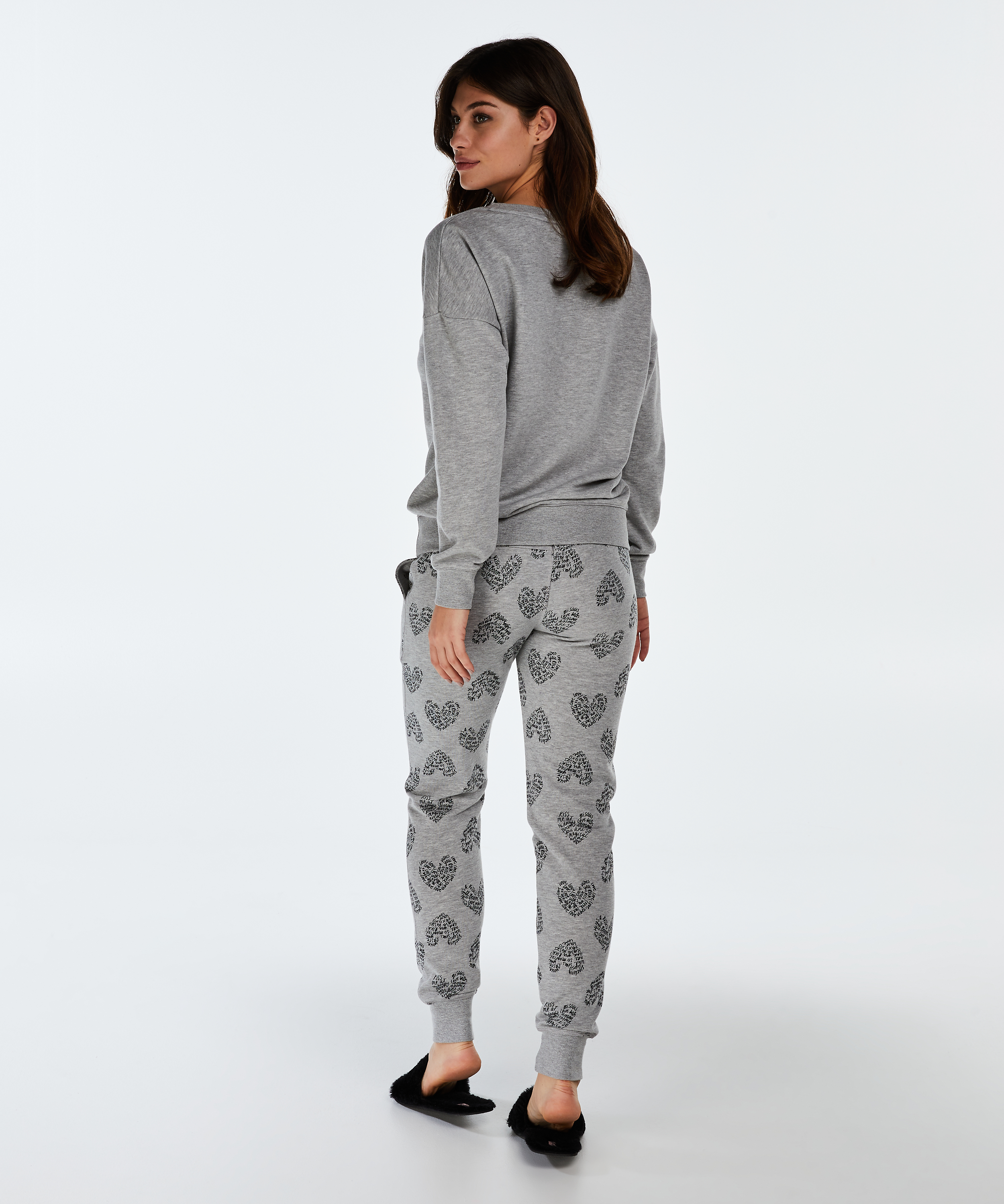 Pantalon de jogging, Gris, main