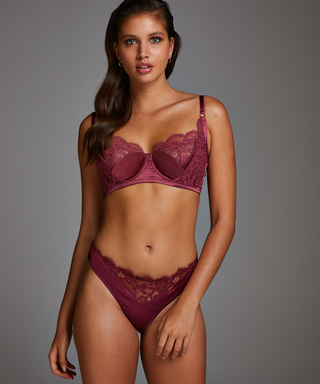 Soutien-gorge bustier préformé Poppy, Rouge