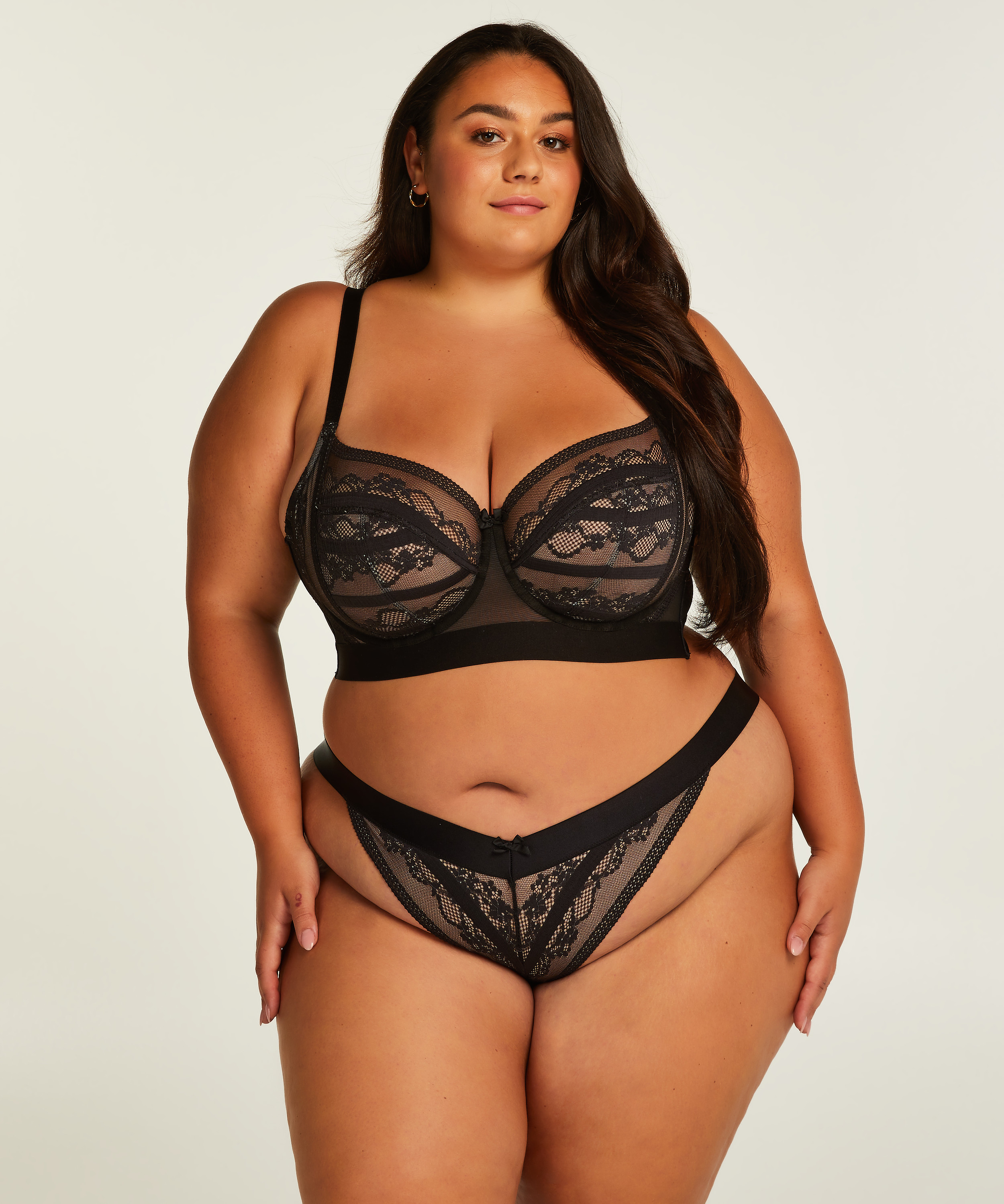 Soutien-gorge à armatures non-préformé Cleo, Noir, main