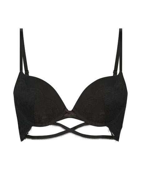 Soutien-gorge moulant maximiseur Jolie, Noir